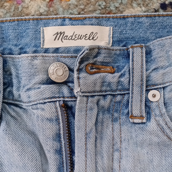 Madewell Light Blue perfect vintage Straight Leg Jeans - Picture 4 of 9